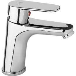 Μπαταρία Νιπτήρος Lux 11-5022 Με Βαλβίδα Κλικ Πλήρης Chrome Gloria Μέταλλο