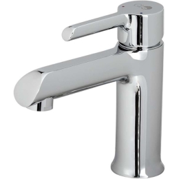 Μπαταρία Νιπτήρος Silueta 13-1034 Με Βαλβίδα Κλικ Chrome Gloria Μέταλλο