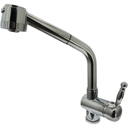 Μπαταρία Κουζίνας Laguna 23-4066 Με Σπιράλ Chrome Gloria Μέταλλο