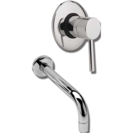 Μπαταρία Νιπτήρος Εντοιχισμού Stilo 13-1101 Chrome Gloria Μέταλλο
