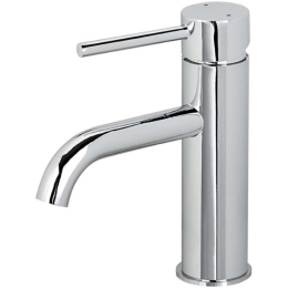 Μπαταρία Νιπτήρος America Evita 35-3016 Με Κλικ Chrome Gloria Μέταλλο