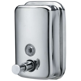 Δοχείο Κρεμοσάπουνου 43-9301 10x9x15cm 500ml Inox Gloria Ανοξείδωτο Ατσάλι