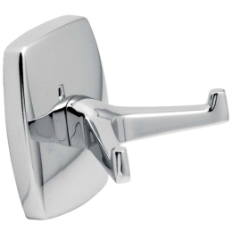 Άγκιστρο Διπλό Hotelia 03-8050 5x6,5cm Chrome Gloria Μέταλλο