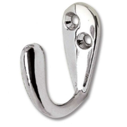 Άγκιστρο Μονό Hotelia (Blister 4Τμχ.) 04-0930 Mini 4x4cm Nickel Gloria Μέταλλο