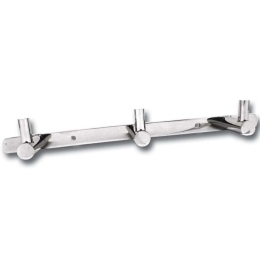 Άγκιστρα Πολλαπλά 18-1203 3 Θέσεων 22x4cm Chrome Gloria Μέταλλο