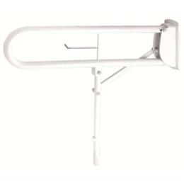 Λαβή Μπάνιου ΑΜΕΑ Με Χαρτοθήκη Grab Bar 13-5555 76x25cm White Gloria Πλαστικό