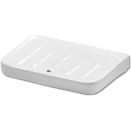 Σαπουνοθήκη Σκαφτή Porsel 17-0304 15x9cm Πορσελάνης White Gloria Πορσελάνη