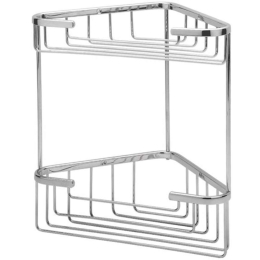 Σπογγοθήκη Εταζέρα Corner 18-0909 St/St 19,5x16,5x34cm Chrome Gloria Ανοξείδωτο Ατσάλι