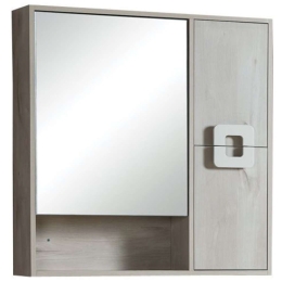 Καθρέπτης Μπάνιου Με Ντουλάπι Hotel 36-2130 80x13x80cm Beige Gloria PVC