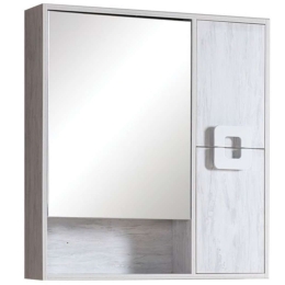 Καθρέπτης Μπάνιου Με Ντουλάπι Hotel 41-2130 80x13x80cm Sky Gloria PVC