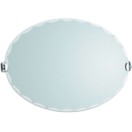 Καθρέπτης Clisis Ovale 40-4560 45x60cm Clear Gloria Γυαλί