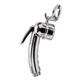 Τηλέφωνο Μπιντέ Space 23-0005 & Άγγιστρο Chrome Gloria Πλαστικό