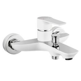 Μπαταρία Μπάνιου Adore BDR1 White-Chrome Ferro Μέταλλο