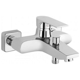 Μπαταρία Μπάνιου Algeo Square BAQ1 Chrome Ferro Μέταλλο