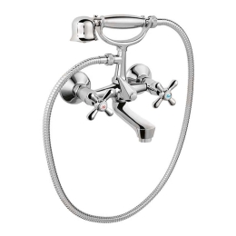 Μπαταρία Μπάνιου Retro XR11 Chrome Ferro Μέταλλο