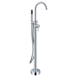 Μπαταρία Μπάνιου Επιδαπέδια Artemis S12323 Chrome Karag Μέταλλο