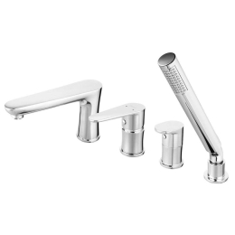 Μπαταρία Μπάνιου Επικαθήμενη Algeo BAG11A Chrome Ferro Μέταλλο