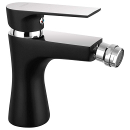 Μπαταρία Μπιντέ Algeo Square BAQ6BLC Black-Chrome Ferro Μέταλλο