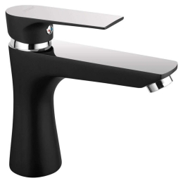 Μπαταρία Νιπτήρος Algeo Square BAQ2BLC Black-Chrome Ferro Μέταλλο