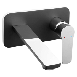 Μπαταρία Νιπτήρος Εντοιχισμού Adore BDR3PABLC Black-Chrome Ferro Μέταλλο
