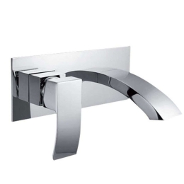 Μπαταρία Νιπτήρος Εντοιχισμού Ginko CA14A07 Chrome Praxis Μέταλλο,Κεραμικό