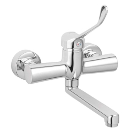 Μπαταρία Νιπτήρος Εντοιχισμού Για ΑΜΕΑ Algeo BAGM3 Chrome Ferro Μέταλλο