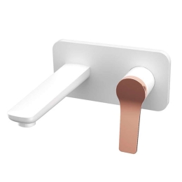 Μπαταρία Νιπτήρος Εντοιχισμού Andare WNW148073PH-RG White-Pink Karag Μέταλλο
