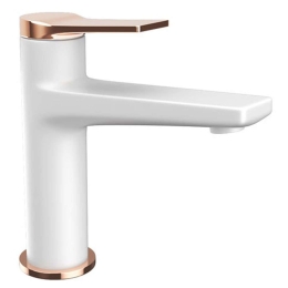 Μπαταρία Νιπτήρος Andare WNW168073PH-RG White-Pink Karag Μέταλλο, Κεραμικό