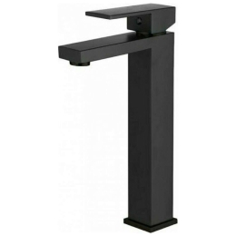 Μπαταρία Νιπτήρος Υψηλή Delos E02FA382H-BL Black Karag Μέταλλο