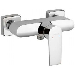 Μπαταρία Ντους Algeo Square BAQ7 Chrome Ferro Μέταλλο, Κεραμικό
