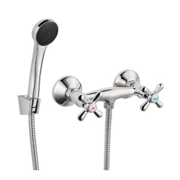 Μπαταρία Ντους Retro XR77 Chrome Ferro Μέταλλο