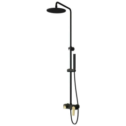 Μπαταρία Σταθερού Ντους Andare WNW33R98PA-B Black-Gold Karag Ανοξείδωτο Ατσάλι