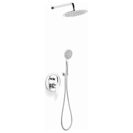 Σετ Μπαταρίας Εντοιχισμού Algeo BAG7P-SET1-S Chrome Ferro Μέταλλο, Κεραμικό