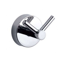 Άγκιστρο Μπάνιου Διπλό Uno 1202 5,2x6x6cm Chrome Karag Ανοξείδωτο Ατσάλι