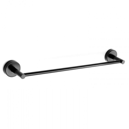 Κρεμάστρα Πετσέτας Uno 1240 55 40cm Black Karag Ανοξείδωτο Ατσάλι