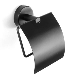 Χαρτοθήκη Uno 1403 55 12x14x5,5cm Black Karag Ανοξείδωτο Ατσάλι