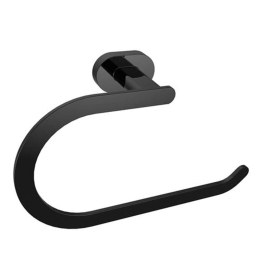 Κρεμάστρα Πετσέτας Κρίκος New Oval 75060 6,2x22x13cm Black Karag Μέταλλο