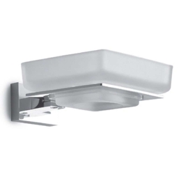 Σαπουνοθήκη Γυάλινη New Colomdo 76059 Chrome Karag Γυαλί