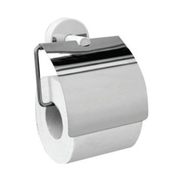 Χαρτοθήκη Κλειστή Optimo 640399 White-Chrome Karag Μέταλλο,Πλαστικό