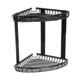 Γωνιακή Ραφιέρα Μπάνιου Reti 963777 55 21x21x27cm Black Karag Ανοξείδωτο Ατσάλι