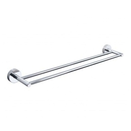 Κρεμάστρα Πετσέτας Διπλή New Oval CLD-7648 61x5cm Chrome Karag Μέταλλο