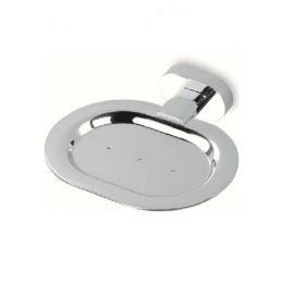 Σαπουνοθήκη New Oval 75059A Chrome Karag Μέταλλο