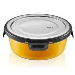 Δοχείο Φαγητού Στρογγυλό Milo GEFU-12748 600ml Clear-Silver Gefu Γυαλί