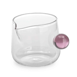 Γαλατιέρα Bilia BA00908 6,2x5,6cm Pink-Clear Zafferano Γυαλί