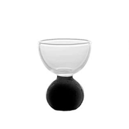 Αυγοθήκη Bilia BA01002 5x6cm Black-Clear Zafferano Γυαλί