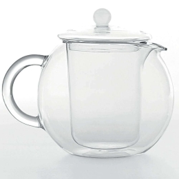 Τσαγιέρα Bilia BA01701 550ml White-Clear Zafferano Γυαλί