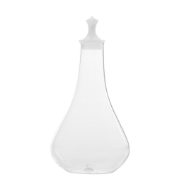 Καράφα Με Πώμα Pirolo PI01500 14,2x31cm 2000ml White-Clear Zafferano Γυαλί