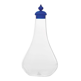 Καράφα Με Πώμα Pirolo PI01507 14,2x31cm 200ml Blue-Clear Zafferano Γυαλί