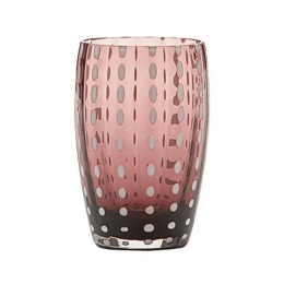 Ποτήρι Νερού Perle PR00105 320ml Amethyst Zafferano Γυαλί