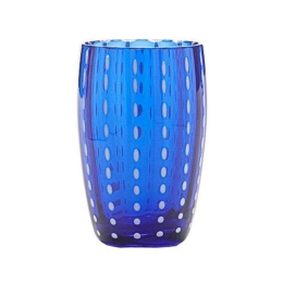Ποτήρι Νερού Perle PR00107 320ml Blue Zafferano Γυαλί